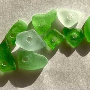 Tiny Sea Glass Beads For Jewelry